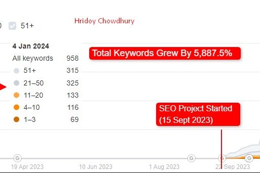 Enhancing Organic Traffic and Revenue with Large-Language Model Optimization (LLMO) Techniques case study by Hridoy Chowdhury