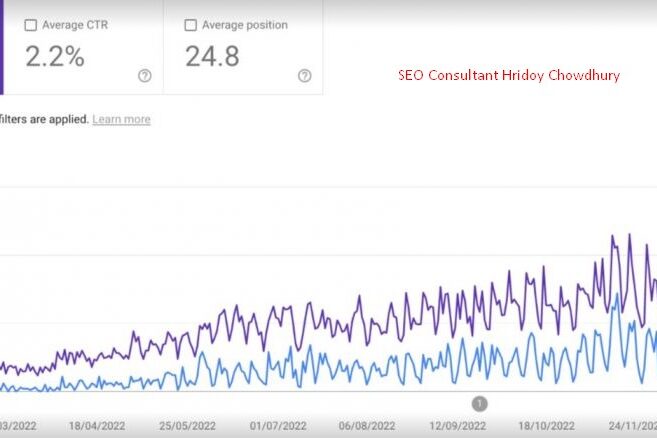 saas client seo case study by seo expert hridoy chowdhury